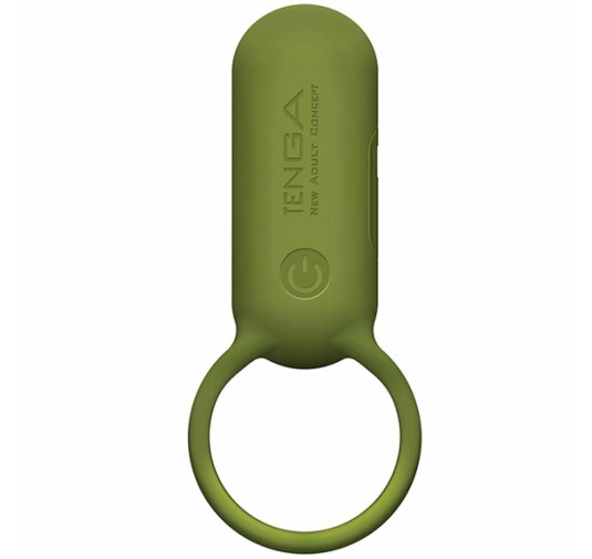 Pierścień wibrujący - Tenga SVR Smart Vibe Ring Forest Khaki